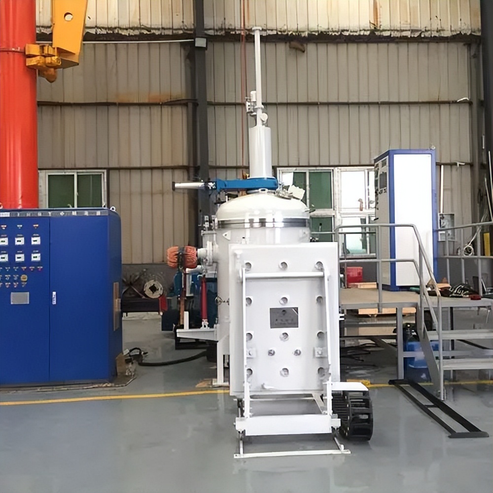 真空感应熔炼炉原理图,高温合金真空感应熔炉