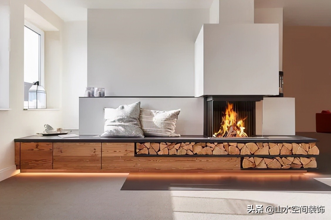 冬日围炉煮茶家用,温馨冬日壁炉之家