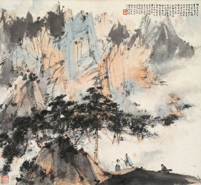 傅抱石山水画鉴宝真迹视频,傅抱石山水画拍卖价格排名