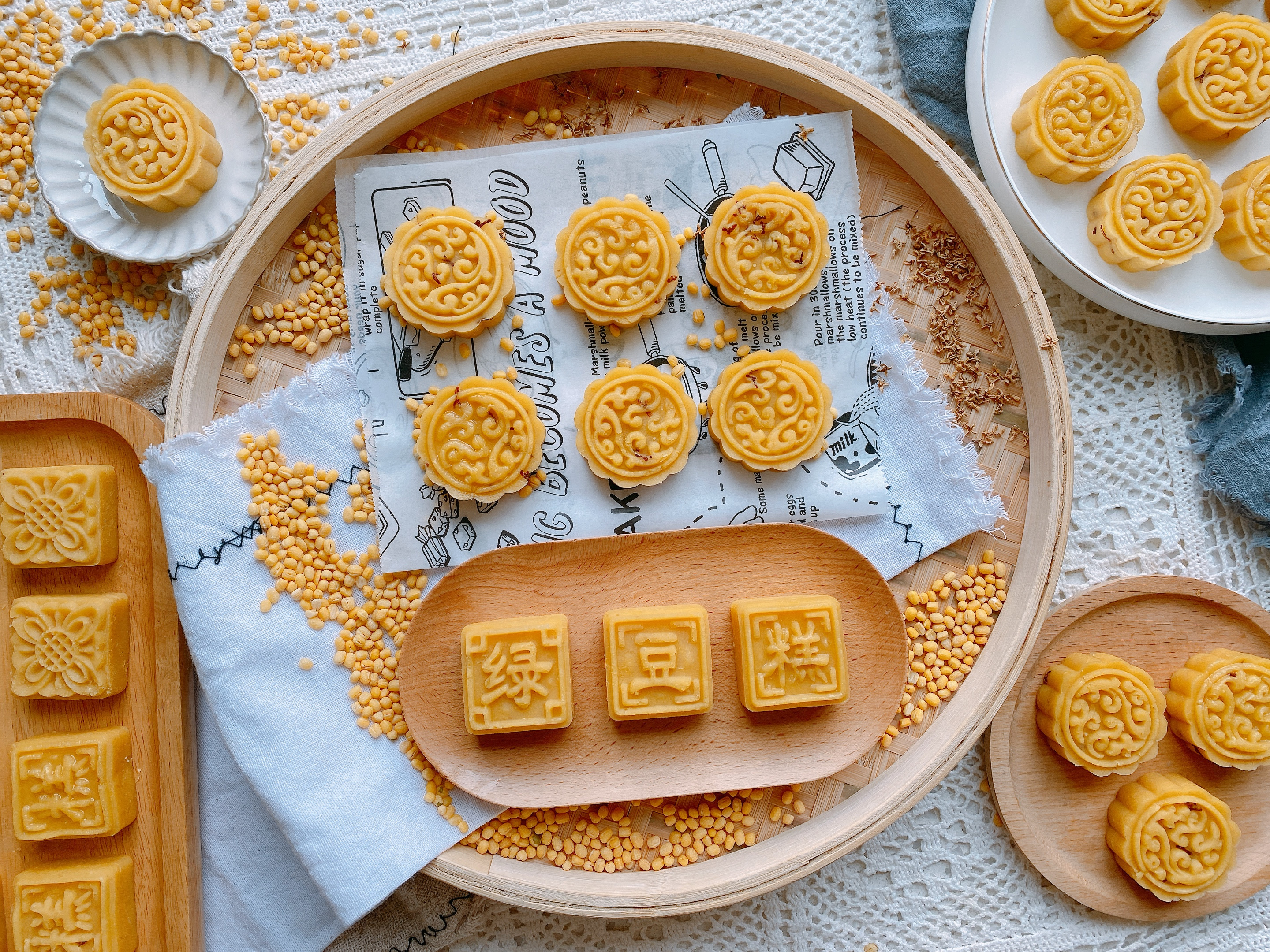 端午节可以做绿豆糕吗,端午节和孩子们一起做绿豆糕