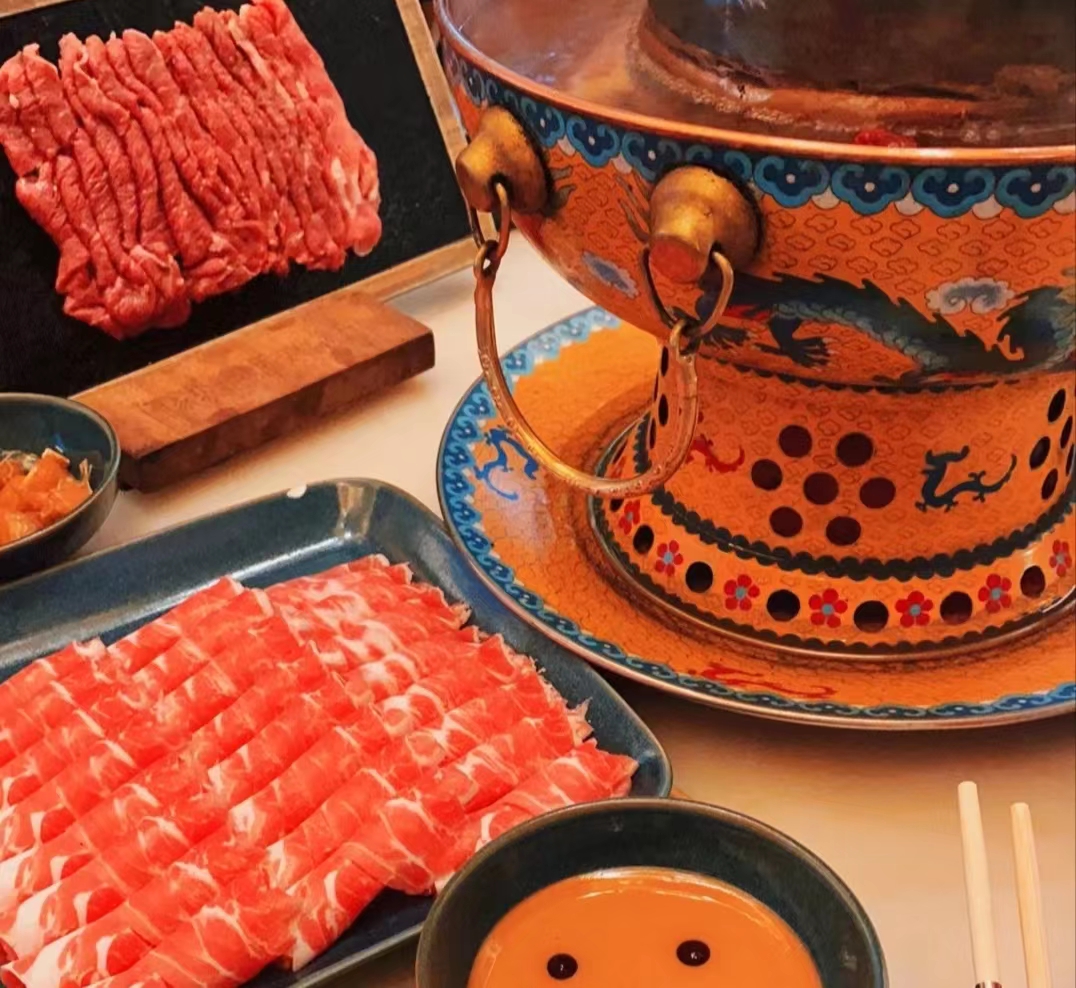 吃老北京铜锅涮肉长视频,吃老北京铜锅涮肉