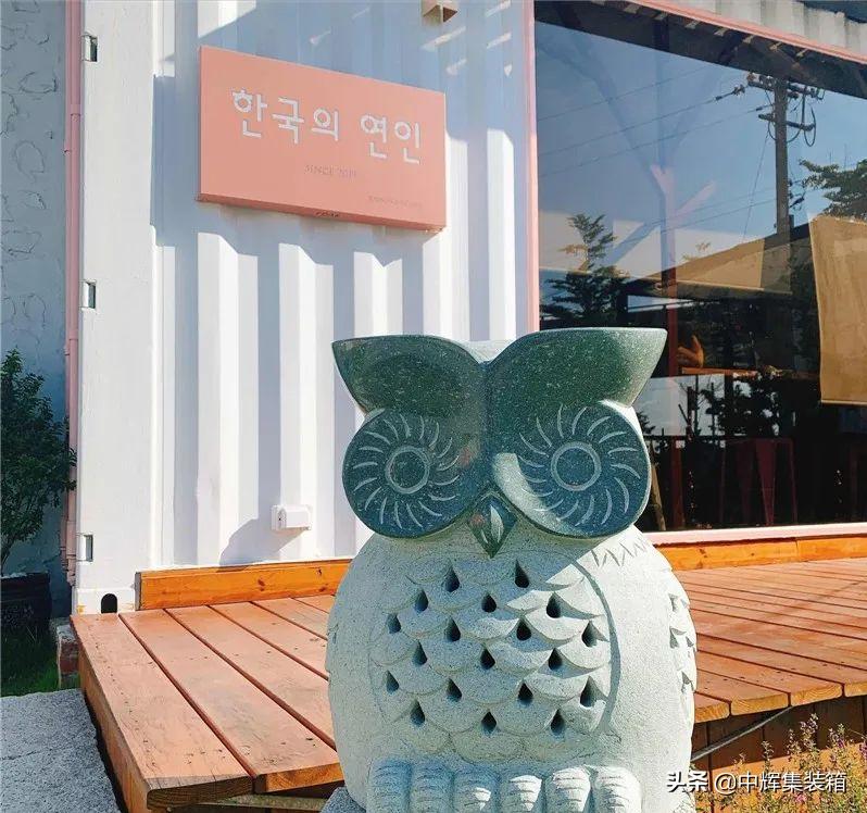 集装箱咖啡厅|糖分超标！夫妇合创韩系梦幻粉嫩货柜屋