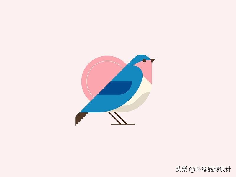 金鼠logo设计创意,麻雀图案logo设计理念