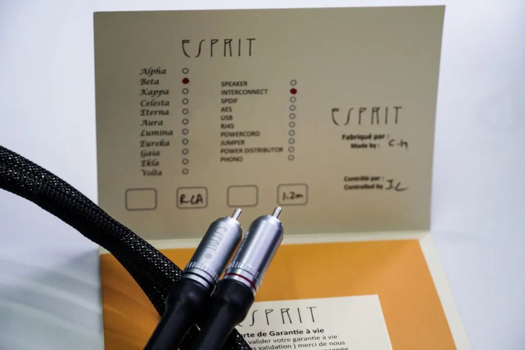 DAM1与享声旗舰产品线材推荐-法国Esprit铜线