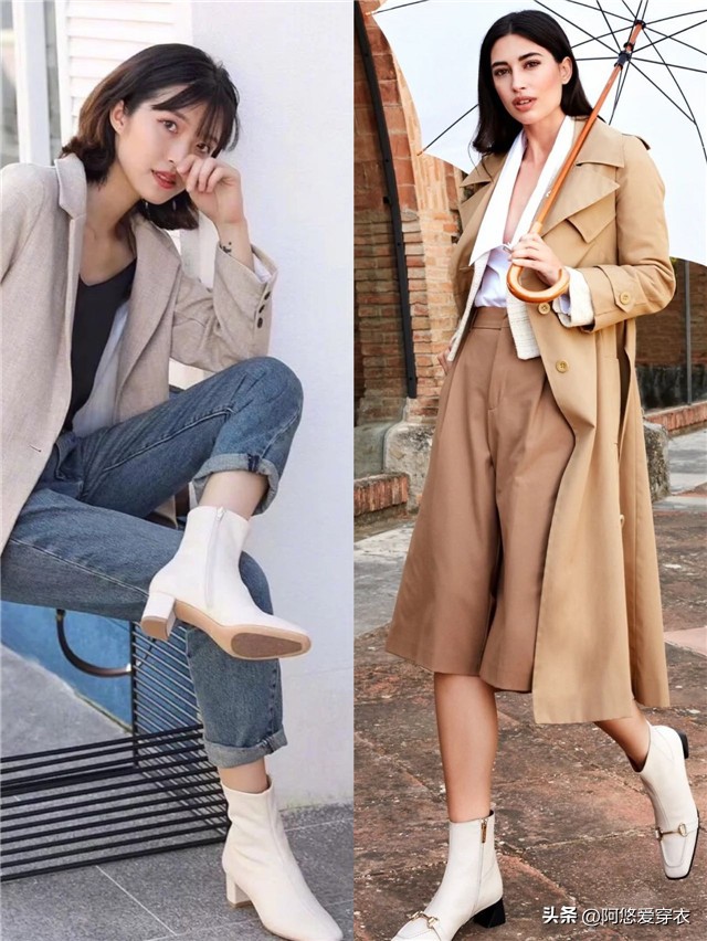 高级感平头靴,今年最流行的平头靴