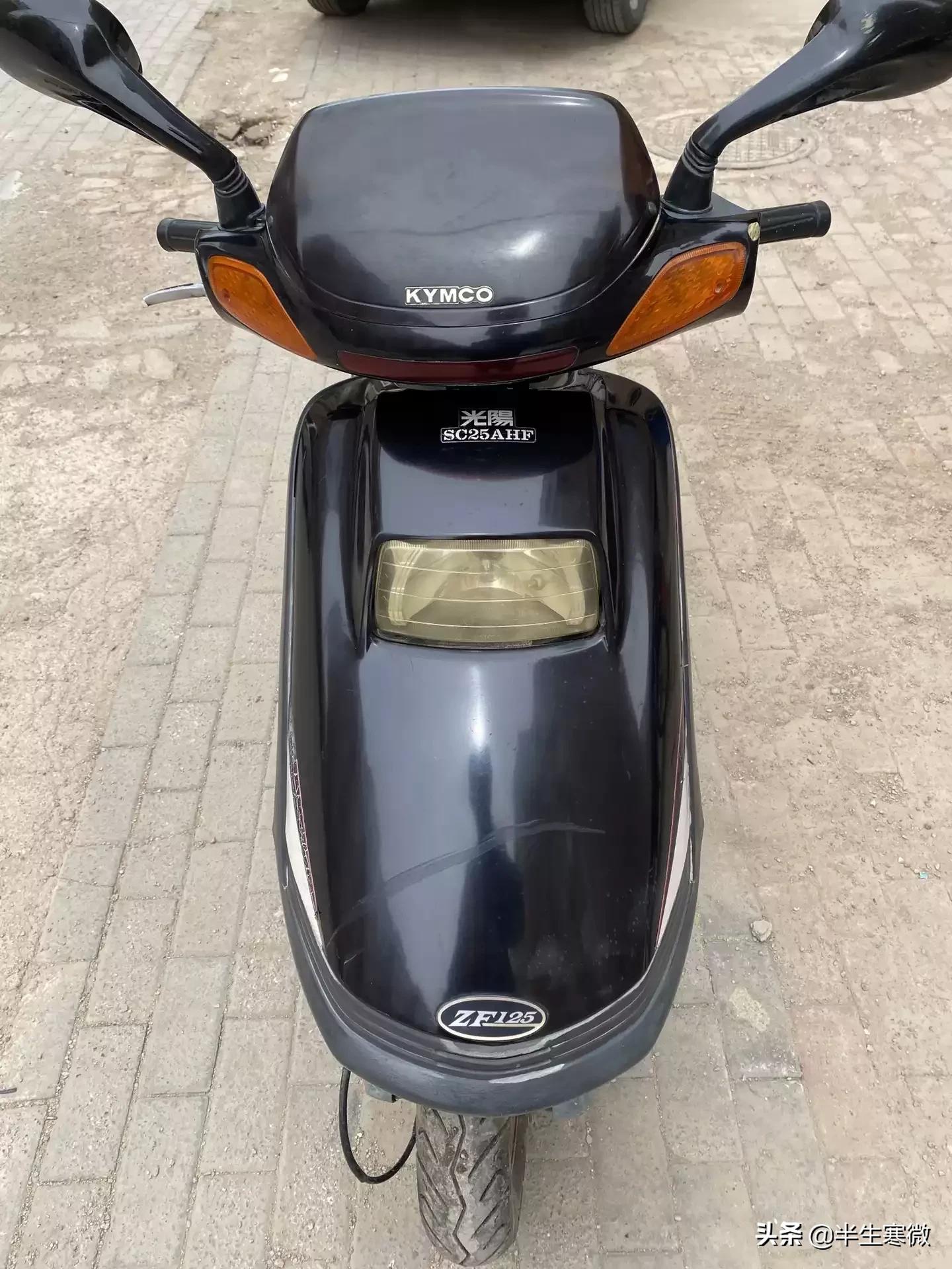 30年前的踏板摩托车,巅峰摩托大踏板