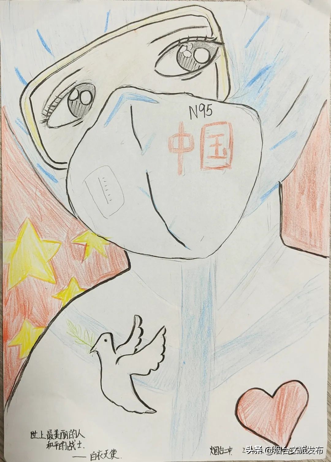 “艺”起抗疫丨用画笔传递抗疫力量——少儿绘画作品（七）