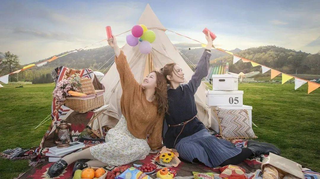 想了一百种关于春天的文案,却不及一场金坛茅山春日野餐露营美好