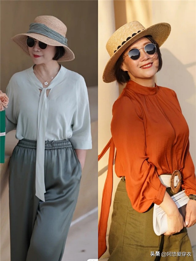 42岁减龄穿衣打扮休闲,40岁减龄穿衣搭配高级感