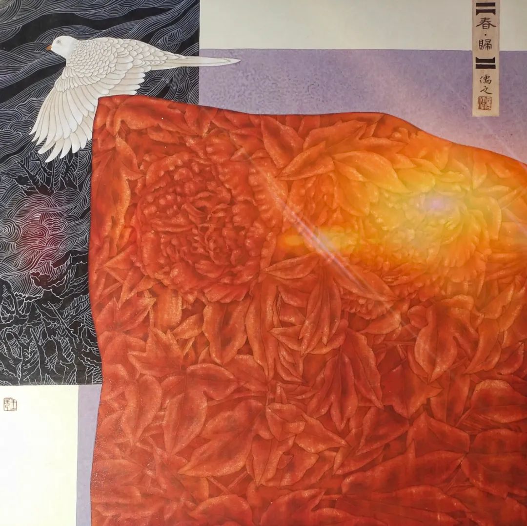 勾线画色彩,好的工笔画白描勾线画