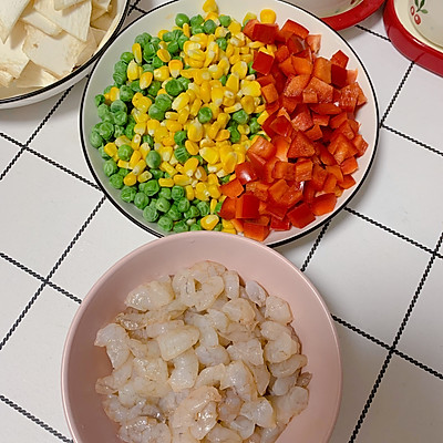 西兰花炒虾仁便当,减肥餐番茄炒蛋虾仁怎么做