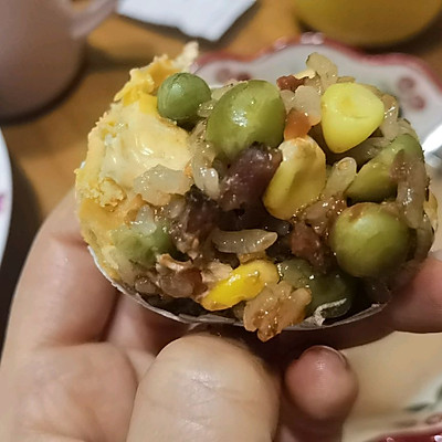 糯米蛋这样做好看好吃又解馋，孩子天天吃不够