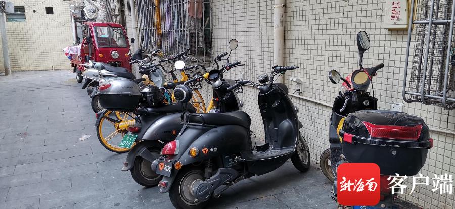 海南首栋电动自行车停车楼,海口电动自行车停放