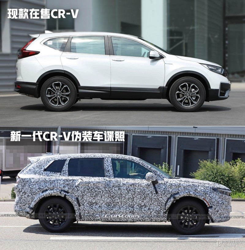 解析颜值再度提升的全新本田cr-v,2023款本田cr-v七座版插混车型