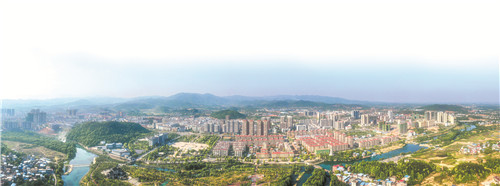 走进县城看发展仁寿,航拍东安发展前景