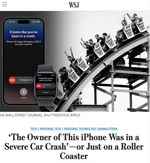 苹果的车祸检测工作原理,iphone车祸检测为什么没有倒计时