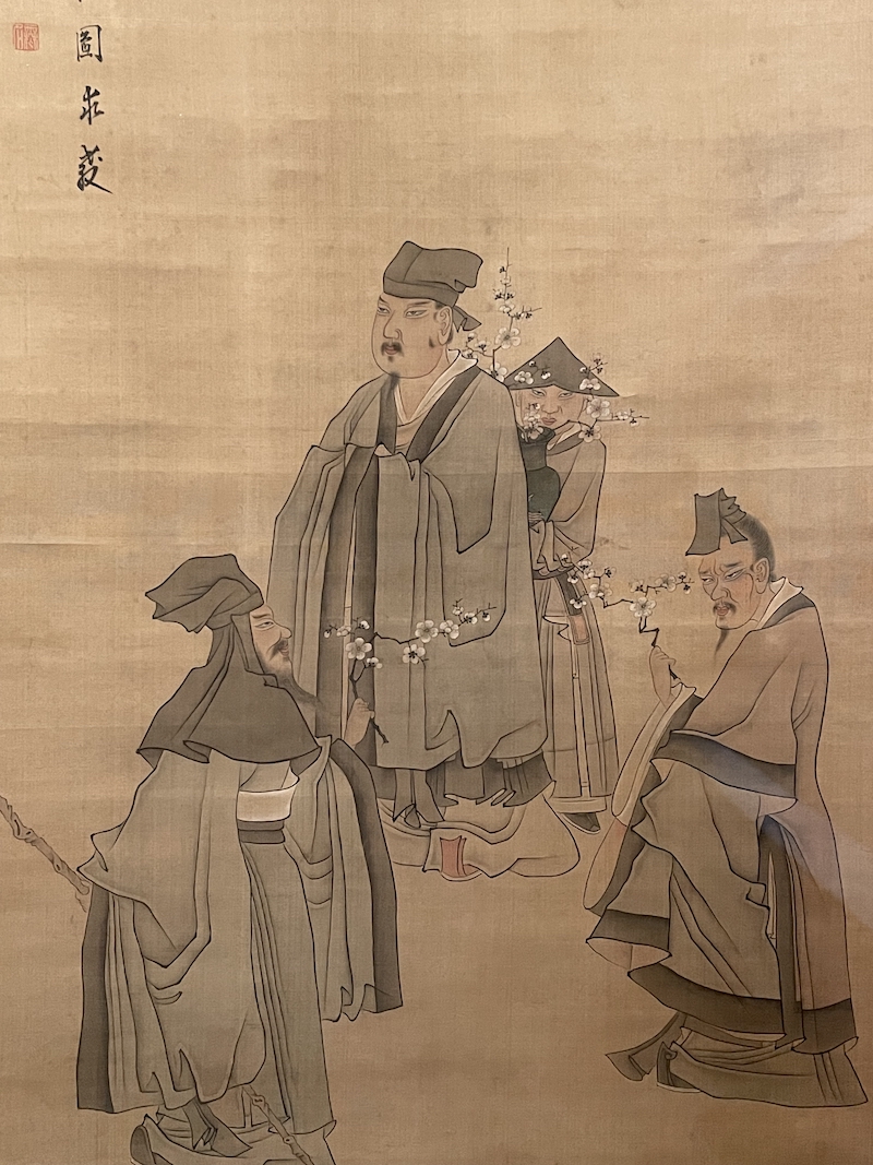 陈洪绶书画长卷作品欣赏,陈洪绶书画印