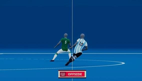 阿根廷vs沙特半自动越位,阿根廷越位高科技