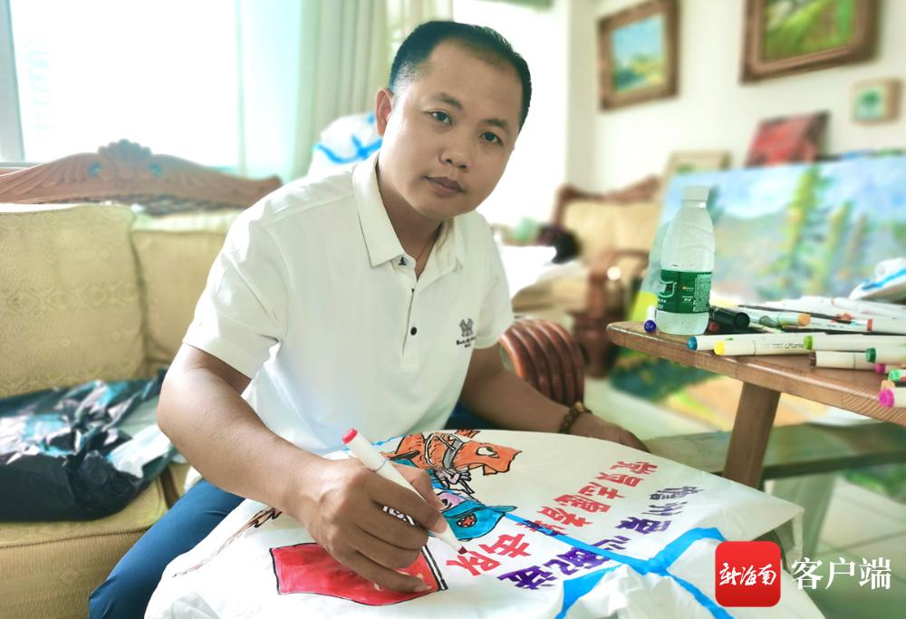 闯出精彩·自贸港的年轻人|海南青年画家云维英：用画笔绘就美好新海南