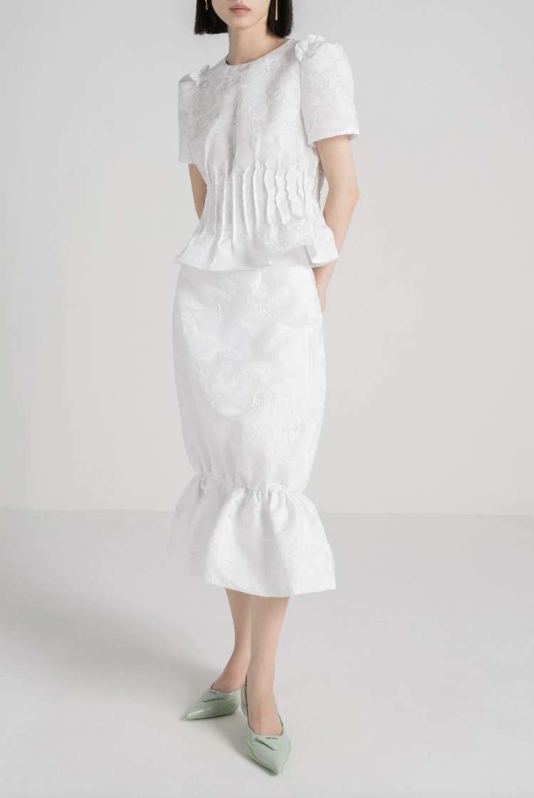 fabrique白色上衣,fabrique女装中式