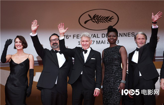 《夺宝奇兵5》戛纳首映哈里森·福特获荣誉金棕榈