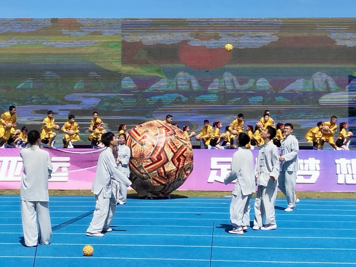 浙江省第一届青少年足球联赛台州,浙江省校园足球文化节开幕式