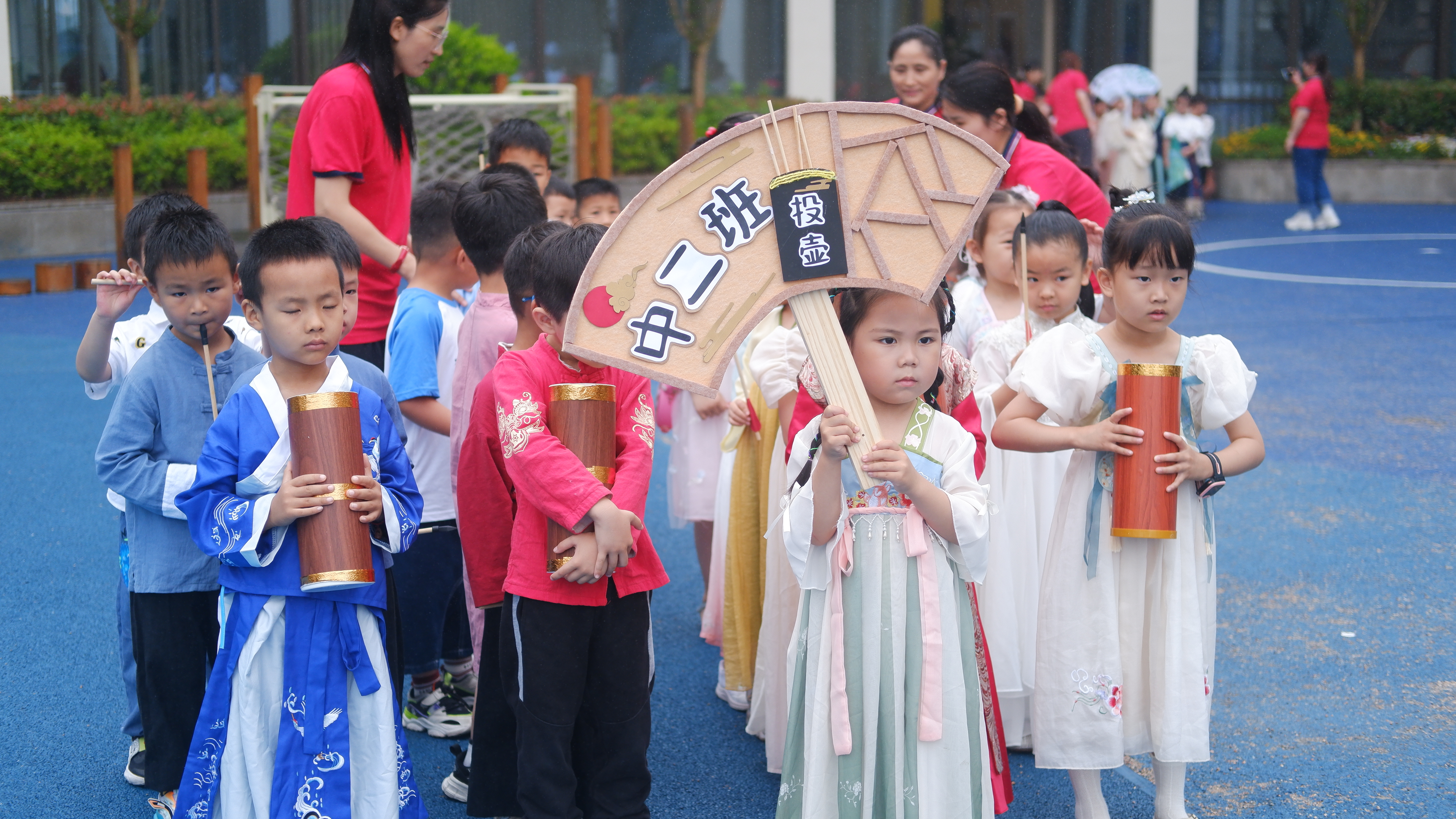 把运动馆搬进幼儿园,中国宋代汉服运动