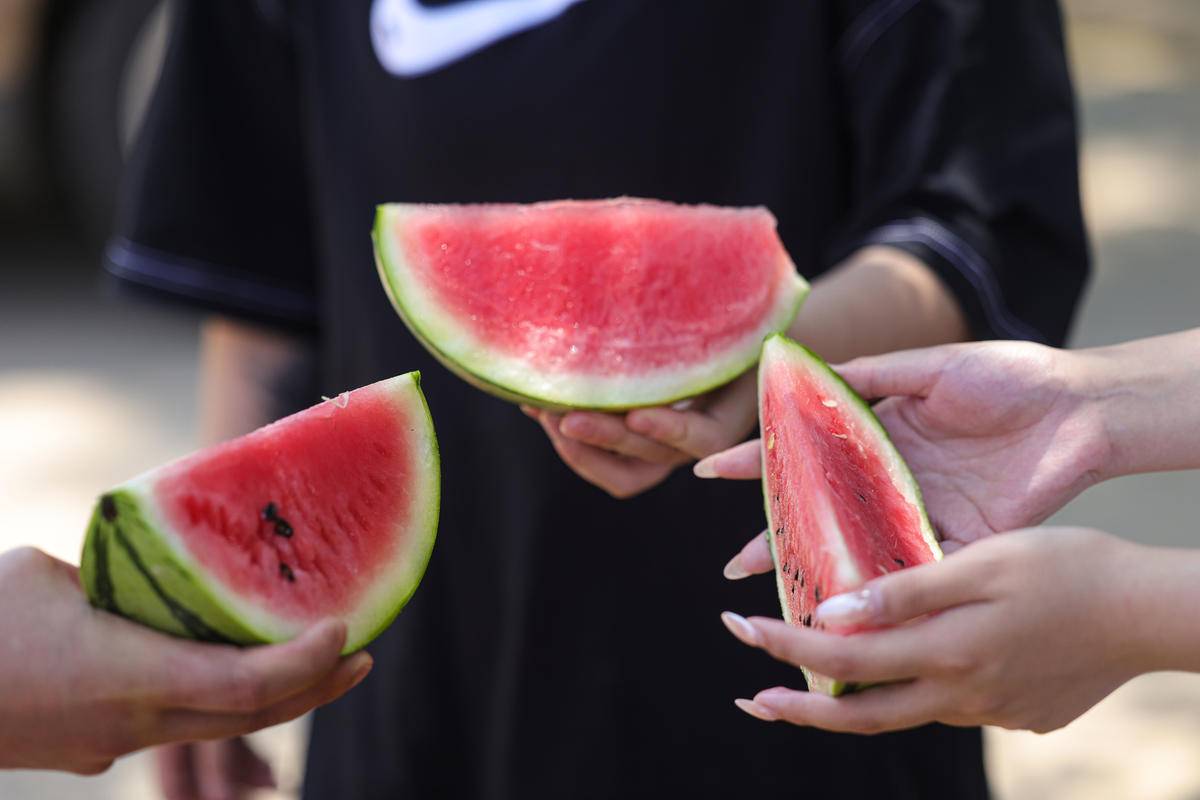 华容区*团蒲**乡，瓜瓜甜到冒泡