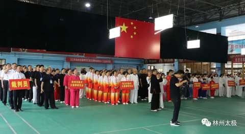 30人陈式太极拳展演,林州陈氏太极拳