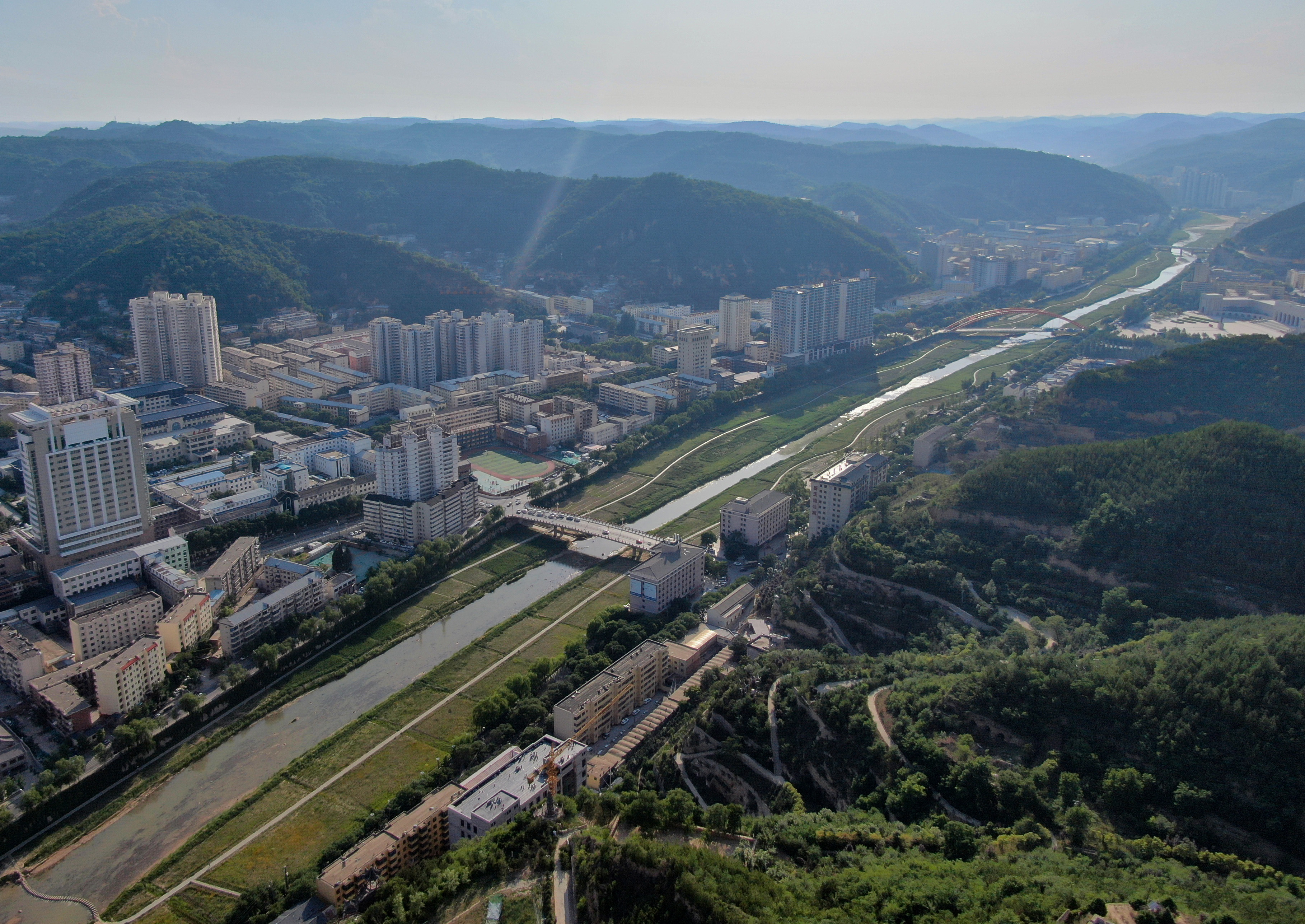 （新华全媒＋）天空之眼瞰延安