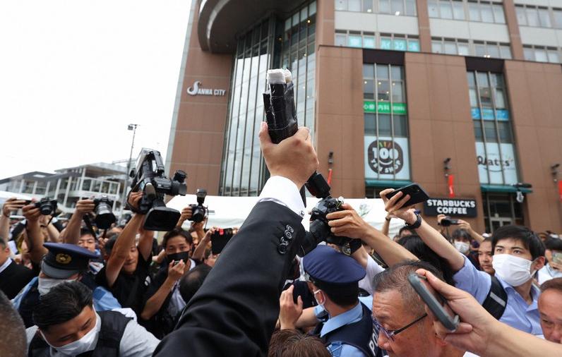 安倍遭枪击事件最新消息,安倍遭枪击现场画面公开