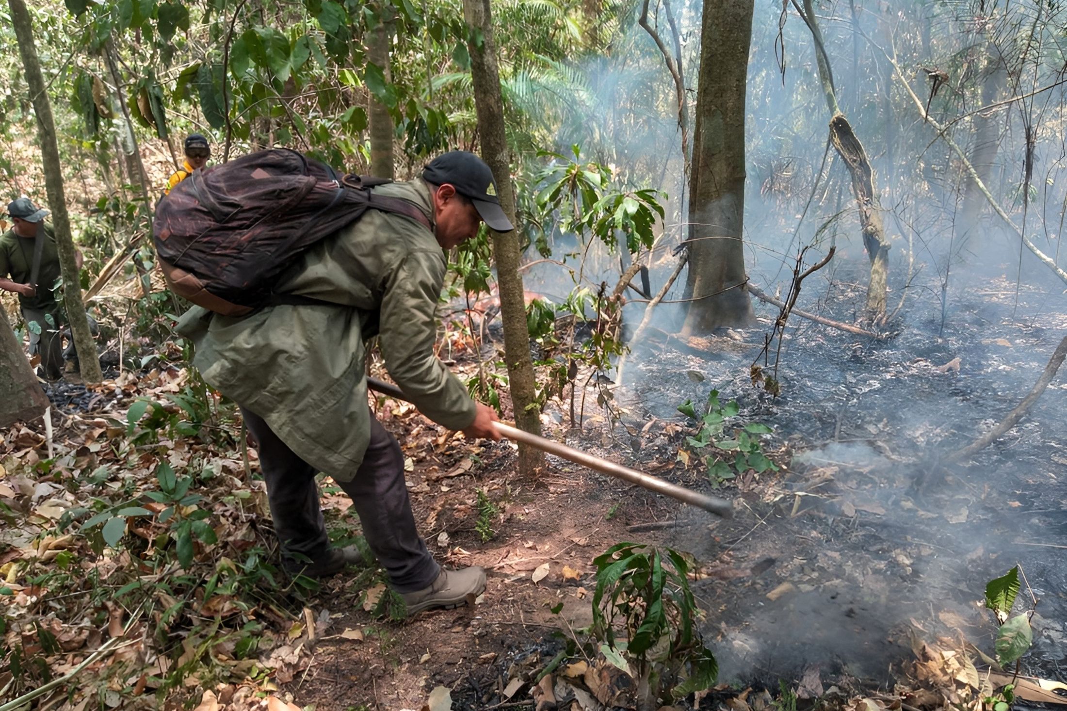 （外代一线）玻利维亚贝尼省发生火灾